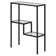 Lovett 22'' Glass Top Console Table