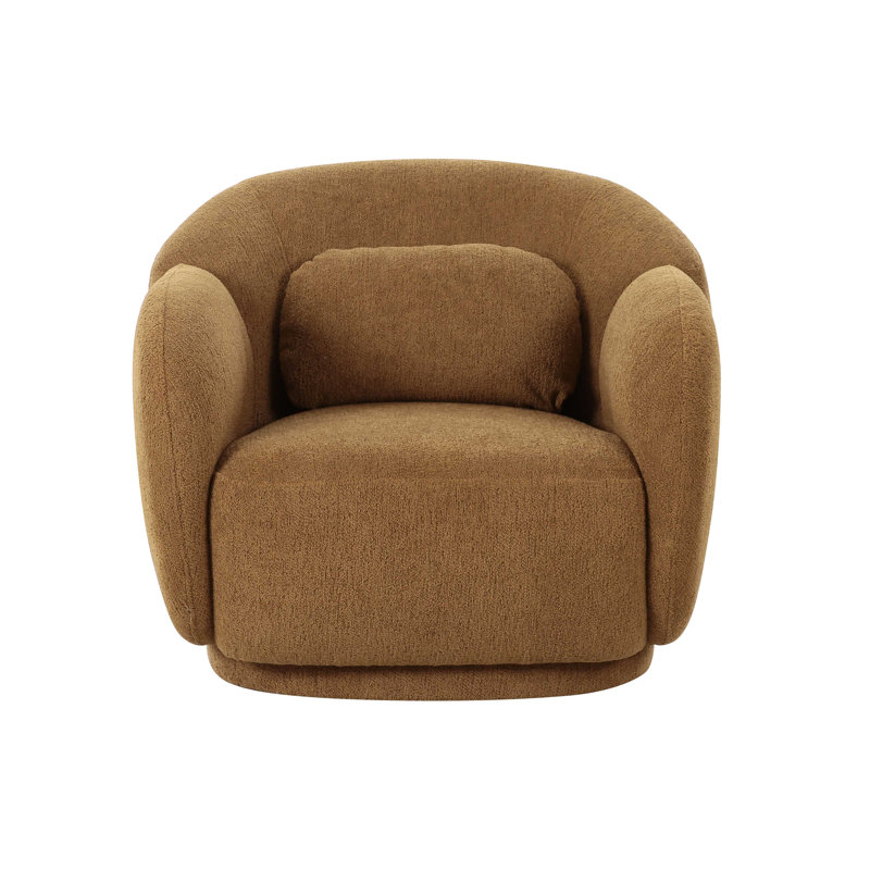 Misty Boucle Accent Chair, Brown