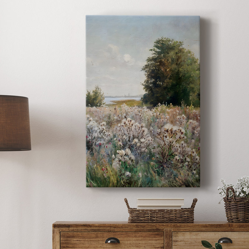 Motif floral rétro CCxxxxi - galerie Cavas, H 60 po x l 40 po