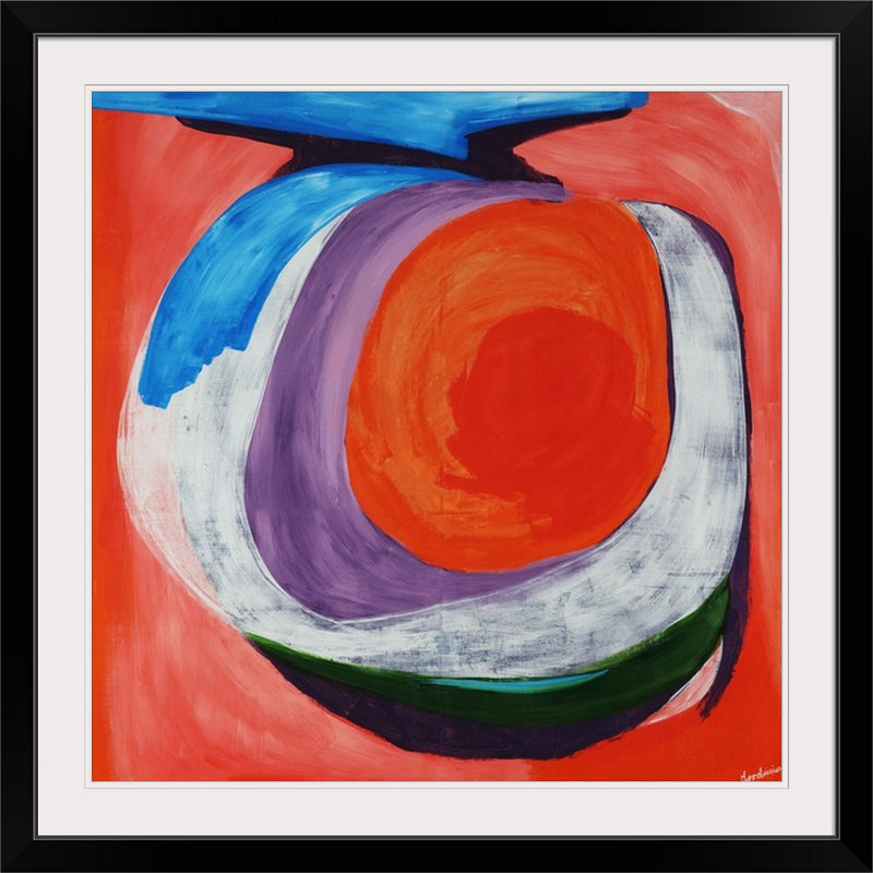 Question Rose En Peignant L'impression Jolene Goodwin, 48" H x 48" L x 1,5" D, Toile