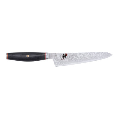 MIYABI TENMEI 5,5 pouces, couteau de chef compact, noir