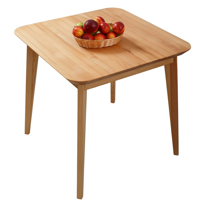 Gatsby Solid Wood Dining Table, Beech Heartwood