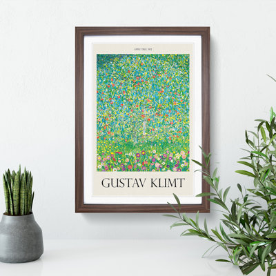 Apple Tree by Gustav Klimt - Framed Print