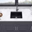 21" x 18" Undermount Single Bowl Quartz/Granite Composite Kitchen Sink with Workstation-111027045