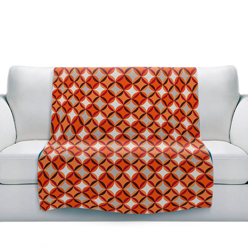 Hand Woven Throw Blanket, 68" W x 80" L