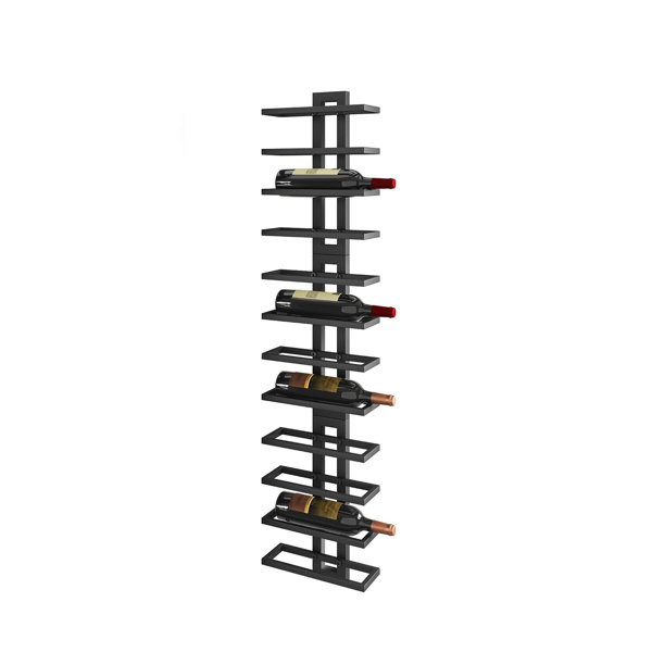 Brayden Studio 12 Bottle Wall Mounted Wine Rack For Home Bar Storage ...