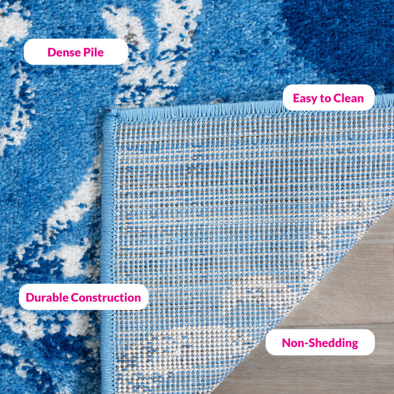 Alonie Performance Damask Rug, Rectangle 5'1" x 7'6"