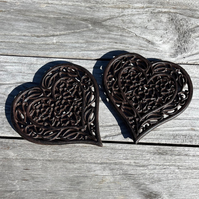 Metal 2 Piece Trivet Set