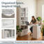 Computer Desk With Tall Bookshelf-2111404637
