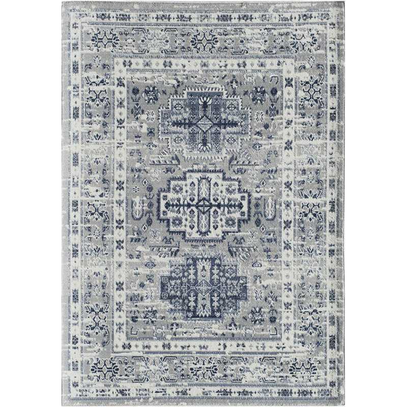 Gabriel Vintage Inky Sundara Area Rug, Rectangle 2'6" x 4'