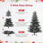 1.16' H Lighted Artificial Christmas Tree
