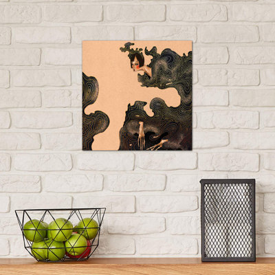Waves by DEMÖ - Wrapped Canvas Painting