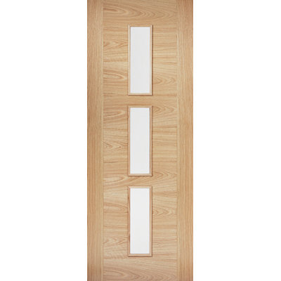Sofia Glazed Prefinished Oak Internal Door