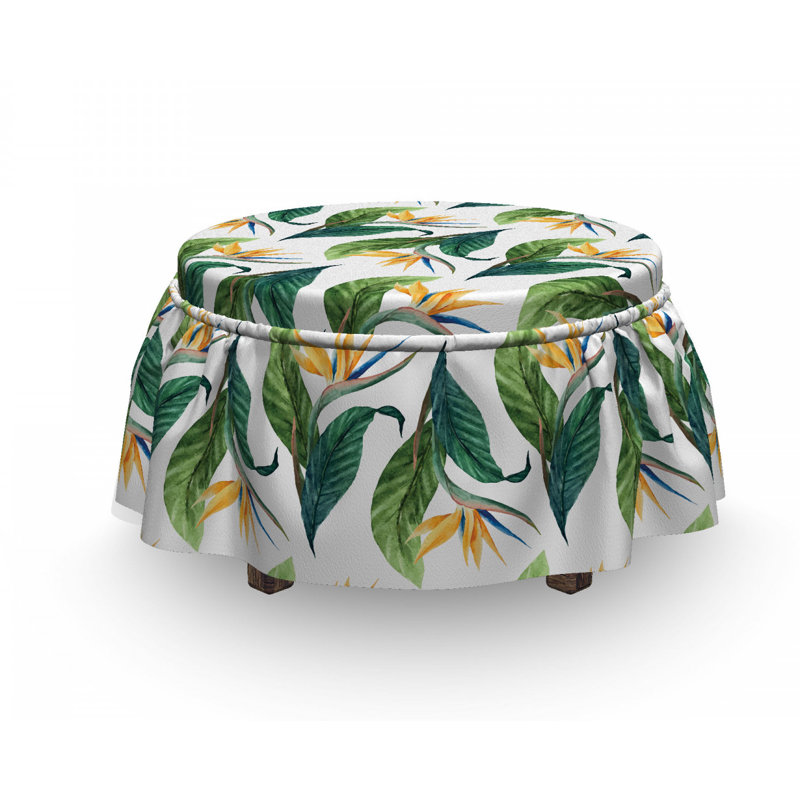 Housse pour de repose-pieds fleur d’art paradise