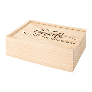Extra Large Unfinished Wood Box with Hinged Lid 16 1/2 x 10 1/4 x 4 3/4  Personalized Laser Engraving Available