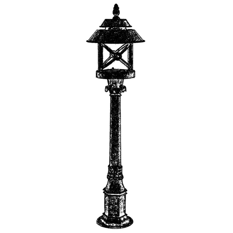 Aarjan Frosted Lamp Post (Full)