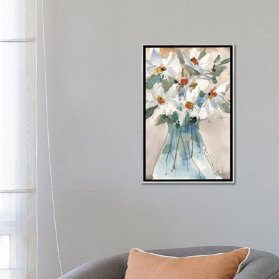 «Daisy Point of View II», reproduction d'art sur toile encadrée