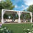 24 Ft. W X 12 Ft. D Louvered Pergola With Louvered Roof  For Decks, Gardens And Backyards-110697270