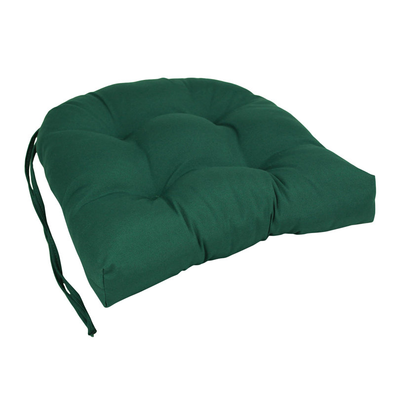 Coussin de chaise, Velours vert forêt