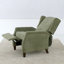 Push-Back Armchair with Storage Pockets - Nail-Head Trim & Wingback Design-657352381