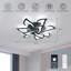 10-Light Dimmable Led Modern Ceiling Lamp With Remote Control-1713356140