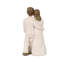 Mère père enfant famille sculptée