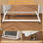 Miroir sur roulettes pleine longueur sur roulettes, miroirs de gymnastique à la maison de 65 po x 18 po avec rotation à 360 °, support sur pied, verre trempé et cadre en métal, à utiliser pour la chambre à coucher, le studio de danse, la remise en forme-1645338678
