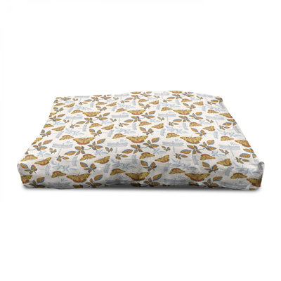 Niche pour chien en bois brun