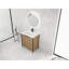 Meuble-lavabo de 30 po avec lavabo en résine et 2 armoires à fermeture en douceur. Décoration contemporaine. Capacité de rangement généreuse. Structure en contreplaqué. Lavabo autoportant à finition café. Aspect design. Caractéristique de la porte. Ample