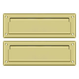 9 in x 3 in Brass Mail Slot