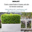 Frostproof, Concrete Effect Garden Planter Pot with Drainage Holes-535765672-535766858