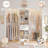 38.9-48.9”Closet System With Adjustable Rods & Drawers-1817255208