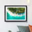 Above a Beach in the Maldives in Abstract - Framed Print-55629021-55629026