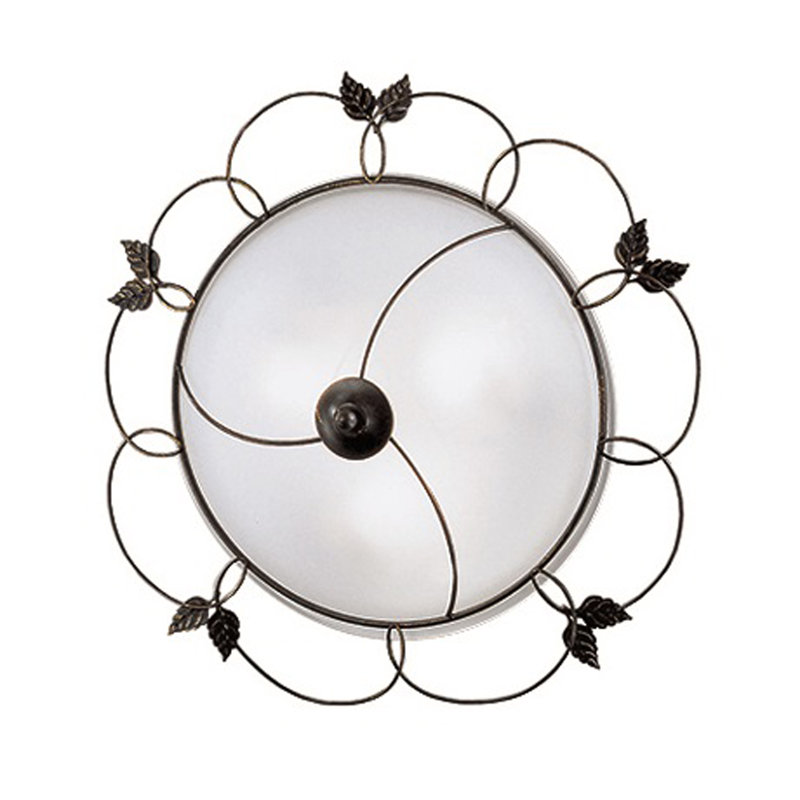 Burnley Glass Flush Mount, 58 cm diameter