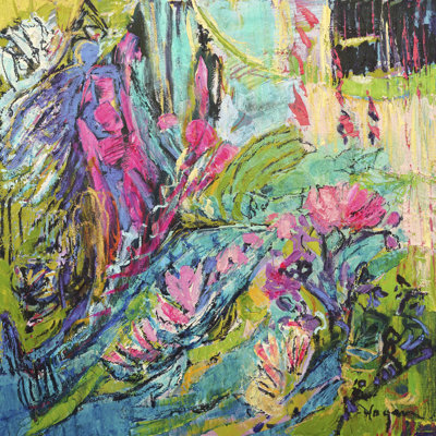 «Kozo Raise A Cup Of Soul on Canvas» par Dorothy Fagan, reproduction