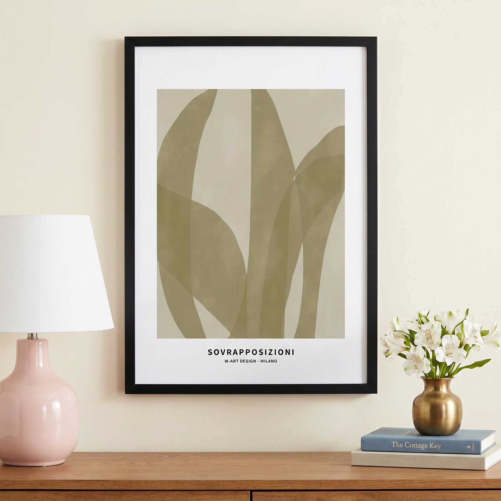 Zabini "Marine Flora 3" Print, Black, 20" H x 14" W x 1.25" D