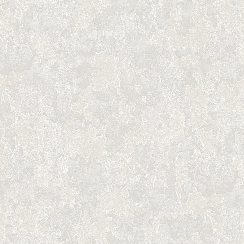 Papier peint métallique vieilli brillant patiné, Crème, crème
