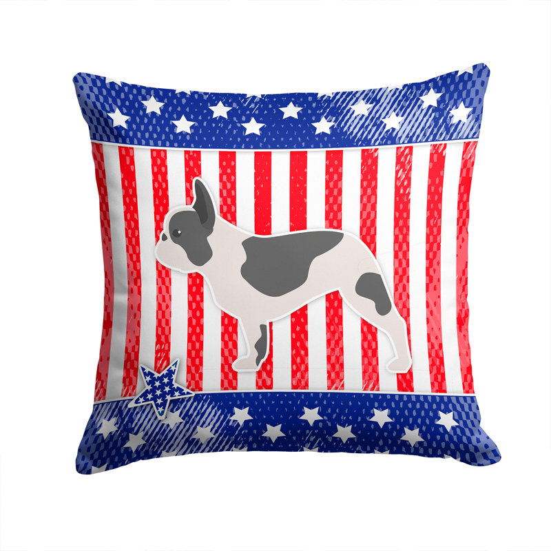 Coussin intérieur/extérieur Patriotic, H 14 po x l 14 po x P 3 po