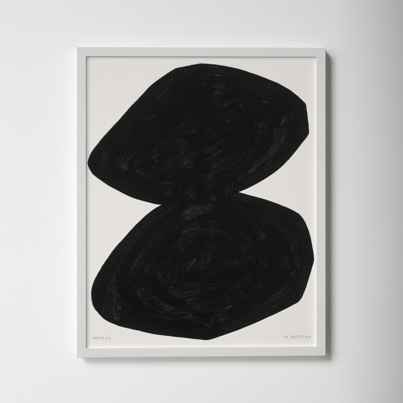 Module On White 2 by Michael Kempen, White, 30" H x 24" W x 1.25" D