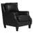 Black Faux Leather