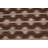 Natural Dye Brown Kilim Wool Area Rug 5x6