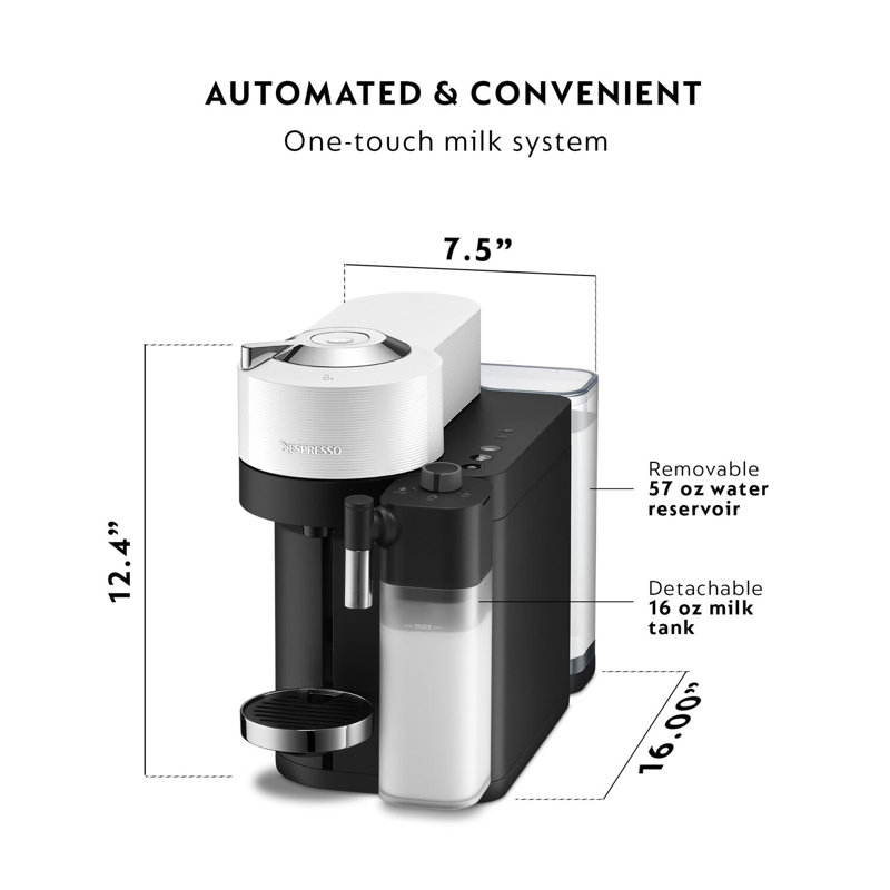 Nespresso Vertuo Lattissima by De'Longhi, White