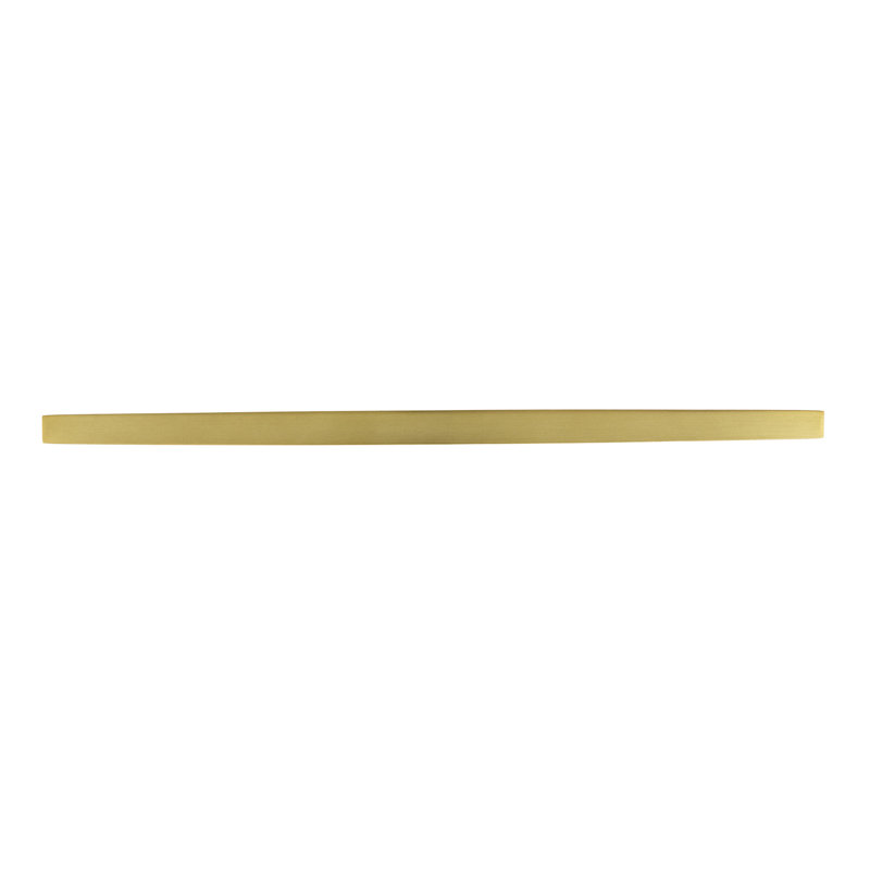 Channel Bar / Handle Pull, 12'', Brushed Golden Brass