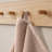 4-Piece 100% Cotton Quick Dry Diagonal Ribbed 4Pcs Hand Towel Set, Beige