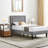 Bedroom Set Bed Frame And Nightstand 2 Piece(Set Of 2)-1882475744