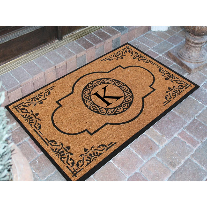 Stephengould Monogrammed Coir Doormat , K
