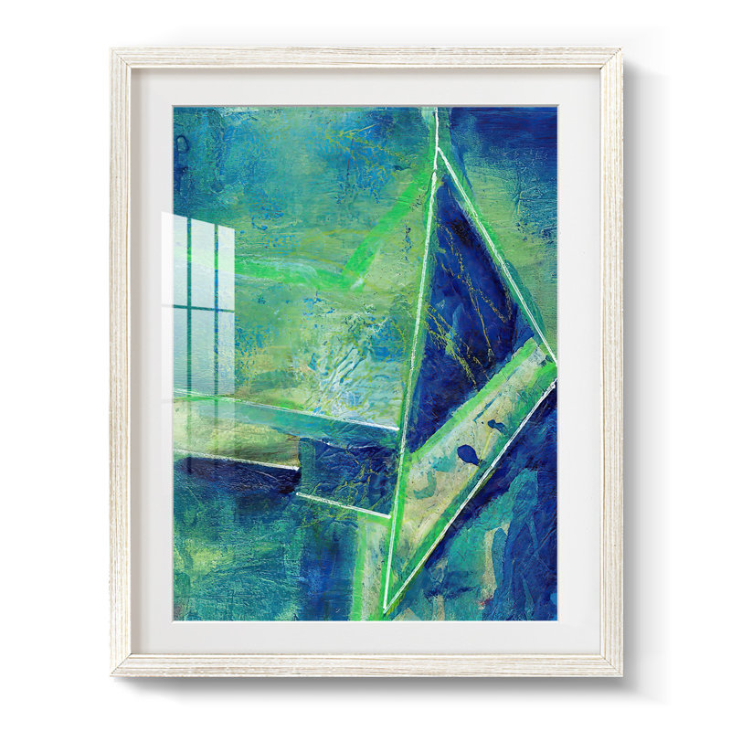 «GeometricInCoolIIPemiumGallery», reproduction d'art encadrée