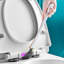 Ensemble de nettoyage pour coin de toilette avec brosse de toilette flexible-132101621