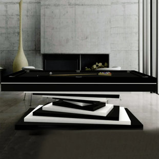 White Billiards Neavio Modern Slate 9' Pool Table