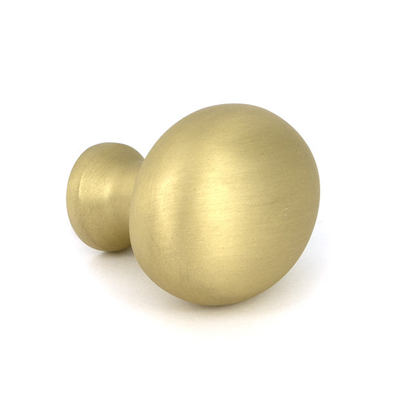Moore Cabinet Knob, 1.50" Knob Diameter, Satin Brass